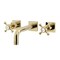 Kingston Brass KS6122BX Two-Handle Wall Mount Bathroom Faucet, Polished Brass KS6122BX - alternate 1
